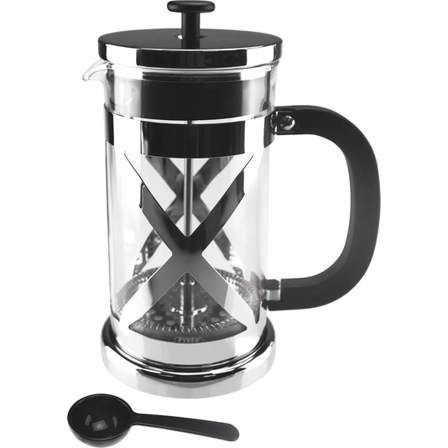 Aanonsen Kaffepresse 8 Kopper, Krom med Pyrex Glass