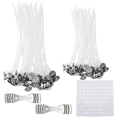 202 stk Lysveker Sett Bomullsforvokste Lysveker for Lysproduksjon