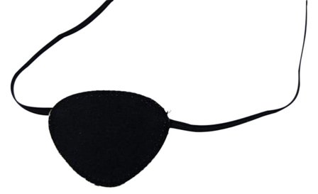 Nygaard Øjeklapper m/gummibånd sort, Medicin & Pleje, Øjne, Øvrigt