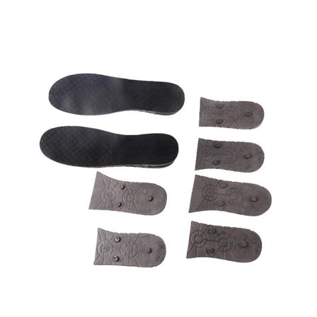 Hælindlæg/indlægssål til længde med 4 lag (8 cm stigning)