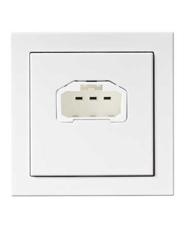 ABB AKK6-84 Lamputtag 85 mm, DCL Vit, Strömbrytare & vägguttag