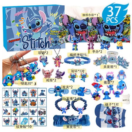 Het 2025 Stitch Julekalender, 24 Dagers Nedtellingskalender-FS-