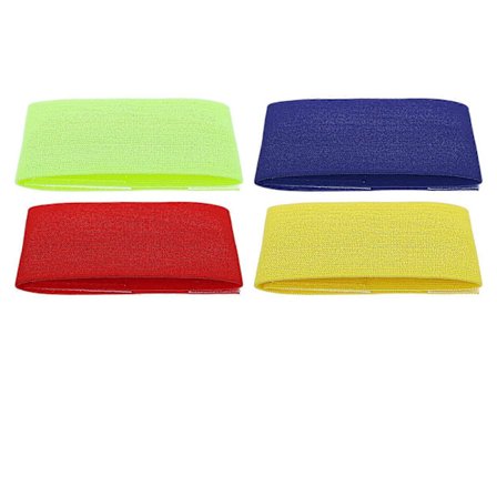 Fotballag kapteinsarmbånd (ungdomsversjon, rød, 6,5x33 cm, kapteinsmerke, farge tilfeldig)