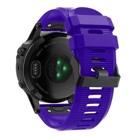 Garmin Fenix 5X Plus klockarmband i silikon - Lila