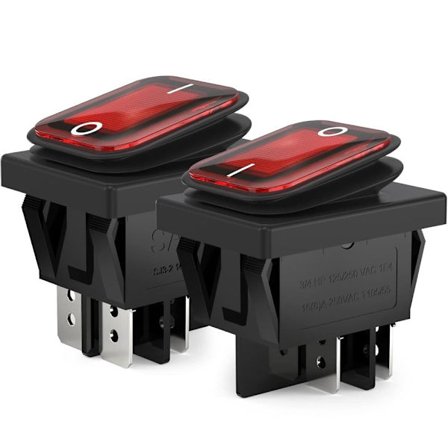 2 Stk Vippekontakter Bådvippekontakt AC 16A