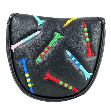 Magneettinen golf-putterin suojus PU-mailan suojus Magneettinen suljin Golf-pään suojus Kannettava golf-putterin suojus Musta