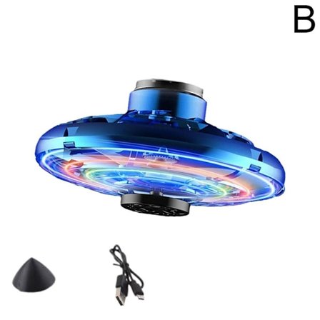 Mini Drone LED UFO Typ Flygande Helikopter Spinner Fingertop Upgr