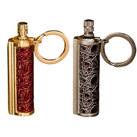 Permanent Match Nøkkelringlighter Gjenbrukbar Survival Fire Starters Lighter Vanntette Sigaretter Tenningsverktøy for Camping