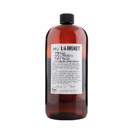 L:a Bruket 069 Refill Flytande Tvål Lemongrass Bad & dusch Dam 1000 ML