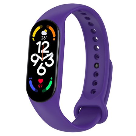 Silikonarmbånd Xiaomi Mi Band 7 Lilla