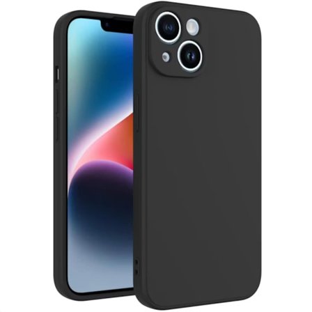 iPhone 13 Mini Matt Svart Skal - Extra Kamera Skydd