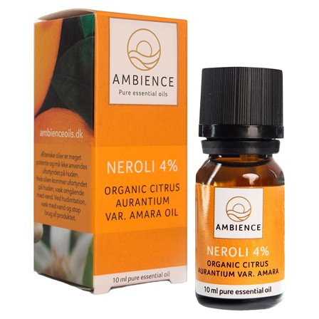 Ambience Neroli Olie 4% Økologisk 10 ml, Tøj & Bolig, Duftolier, Æteriske Olieblends