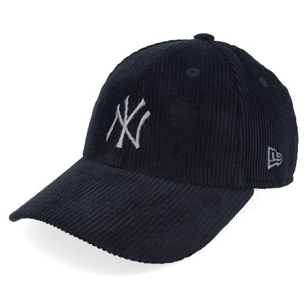 New Era - MLB Sort adjustable Kasket - Kids New York Yankees MLB Corduroy 9FORTY Black Adjustable @ Hatstore