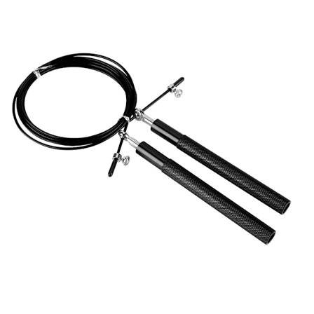 Speed Jump Sjippetov - Sort Aluminium Legering Håndtag, Sportstræningsudstyr