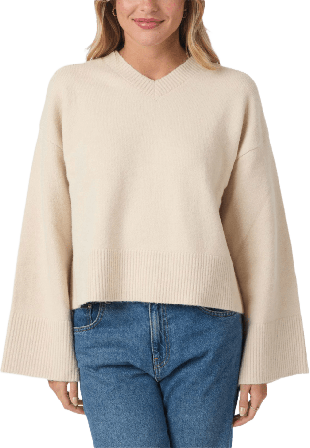 Neo Noir Dova Knit Blouse Stickat Dam Vit 40