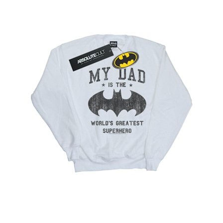 DC Comics Boys Batman Min Pappa Är En Superhjälte Sweatshirt 12-13 År