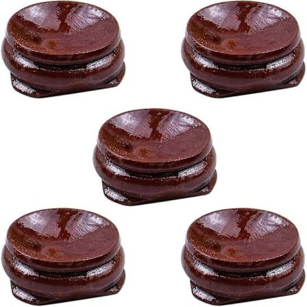 5-pak Træ Æg Standere Holdere Displays Stand Kugle Æg Base til Krystalkugle Indretning (H-4)