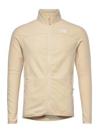 M 100 Glacier Fz Sweat-shirts & Hoodies Fleeces & Midlayers Beige The North Face