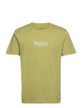 Strait T-Shirt T-shirts Short-sleeved Grön Makia