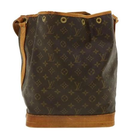 Louis Vuitton Vintage, Pre-owned Noe Monogram Bag Bruin, Dames, Maat:ONE Size,leer