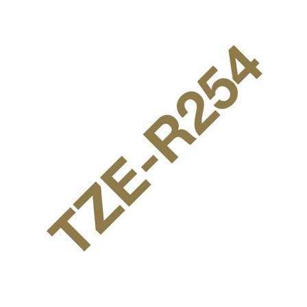 Brother TZe-R254 - båndtape - blank - 1 kassett(er) - Rull (2,4 cm x 4 m)