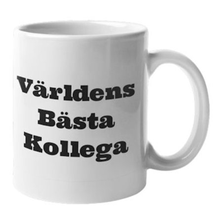 Mugg - Världens bästa kollega