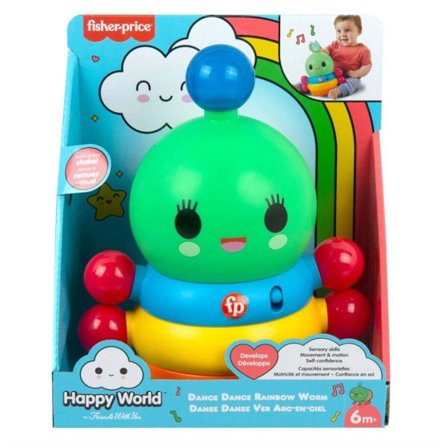 Fisher Price Happy World Dance Rainbow Worm