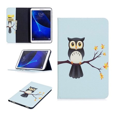 Samsung Galaxy Tab A 10.1 (2016) Fodral med unikt motiv - Uggla