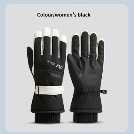 Et par nye smarte skihandsker til par, tykke vinterhandsker til mænd og kvinder, velegnet til bjergbestigning, [DB]