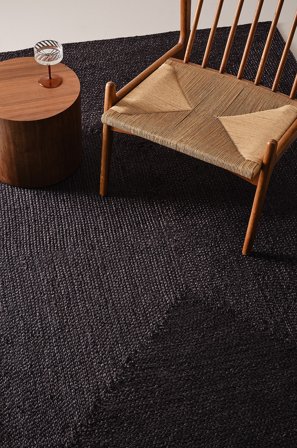 Jotex - Juteteppe Jute Svart AZZURA - Kjøp Jutetepper hos Jotex