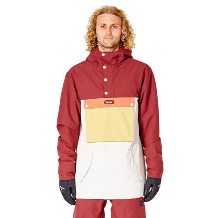 Rip Curl Men's Primative Anorak Jacket Men unlined ski jackets Red XL