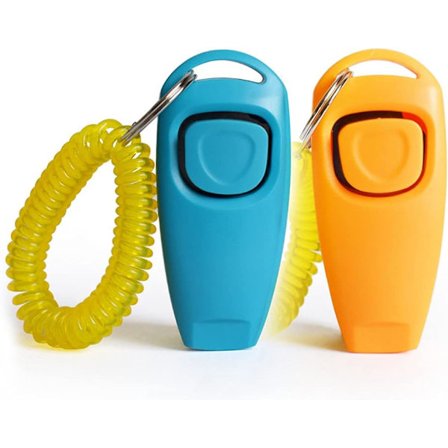 Hundträningspipljud, 2 st Hundträningspipljud 2 i 1 Visselpipa