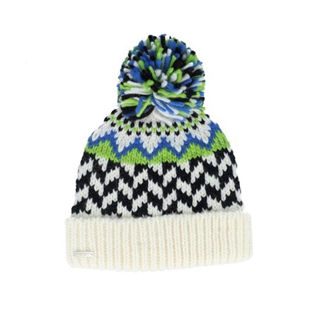 Seeberger - Branco pom Beanie - Knitted Beanie White/Black/Green/Blue Pom @ Hatstore