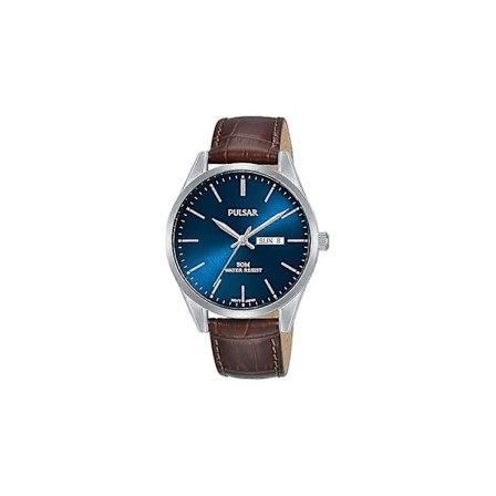 Herre Pulsar Gents Læderrem 5ATM 39mm Dress Watch PJ6117X1