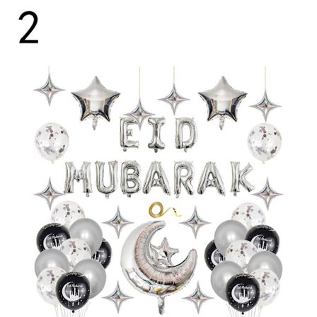 Eid Mubarak Ballonger & Tillbehör