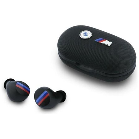 BMW TWS In-Ear Hörlurar Bluetooth ENC Metal Logo - Svart