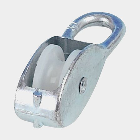 Jednoduchá kladka 1852-Marine, hliník, 65 mm, vhodná pro lana Ø10 - 14 mm