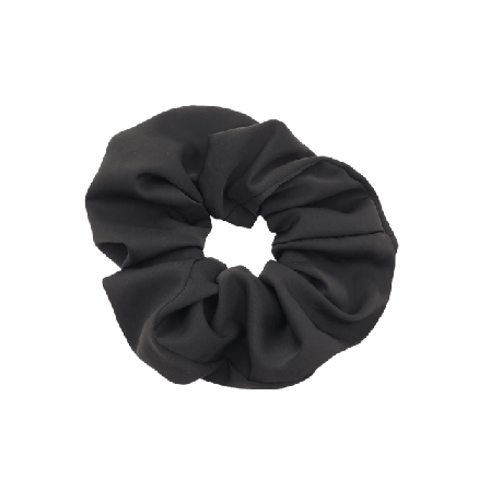 Complement Stor Textilscrunchie Accessoarer & tillbehör Dam Svart