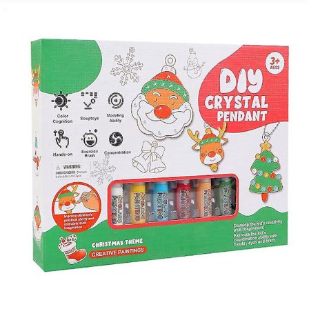 DIY Krystalmaling Kunst- og Håndværkssæt, DIY Krystalhængende Sæt, Børns DIY Krystaldiamantmaling Håndværkssæt Gaver [DB]