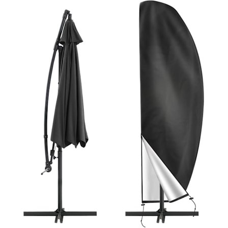 PCS Parasollskydd för Parasoll Ø 2-4m, 210D Oxford Skyddande Överdrag för Parasoll med Förvaringsväska, Vattentätt Anti-UV Skydd