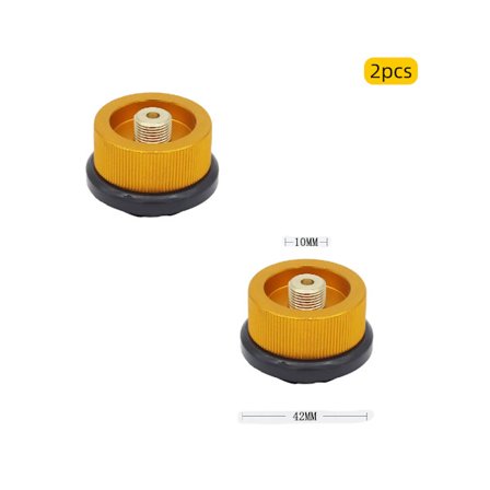 Utomhus split stark eld spis huvud standard platt gasbehållare till lång gasbehållare konverteringshuvud kassett spis adapter utomhus