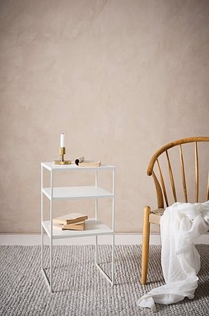 Jotex - Beistelltisch 35 x 35 Cm Weiß - TIVERTON - Kaufe Beistell- und Ablagetische bei Jotex