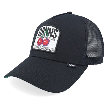 Djinns - Schwarz trucker Cap - Hft Cap Dnc Cherry Black A-Frame Trucker @ Hatstore