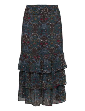 Skirt Paula Langt Skjørt Multi/mønstret Ba&sh