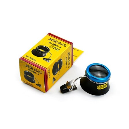 Clip-On Eye Luupe Silmälasien Suurennuslasi Suurennuslinssi 20 X 20 X
