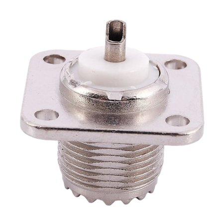 UHF Hun SO239 Panel Chassis Montering Flange Dæk Montering Loddekop RF Stik