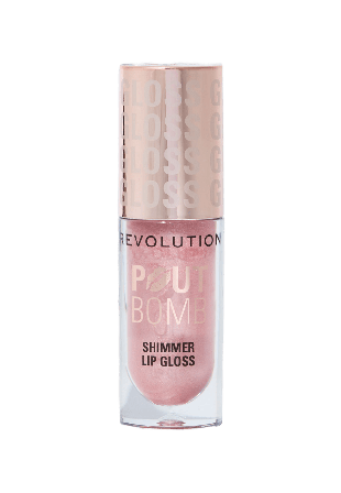 Revolution Shimmer Bomb Glimmer Läppglans Dam Rosa 4,5ML
