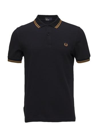 Twin Tipped Fp Shirt Polos Short-sleeved Blå Fred Perry