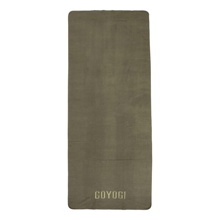 GOYOGI Infinity Yoga Towel Dark Olive 186 x 66 cm, Sport & Velvære, Yogaudstyr, Yogamåtter