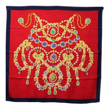 Cartier Vintage Pre-owned Scarf röd, Dam Vintage Accessoarer, Dam, Storlek: ONE SIZE